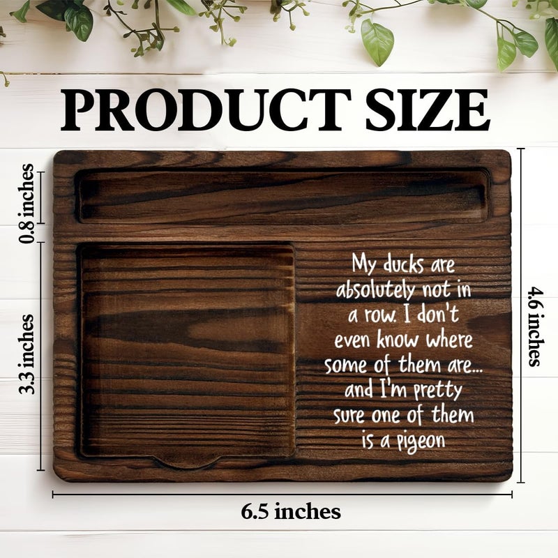 QODMGD Funny Office Sticky Note Holder My Ducks are Absolutely Not in a Row Post It Note Dispenser for Home Office Desk Decor, Sarcastic Gifts for Boss Leader Supervisor Coworkers - Image 2